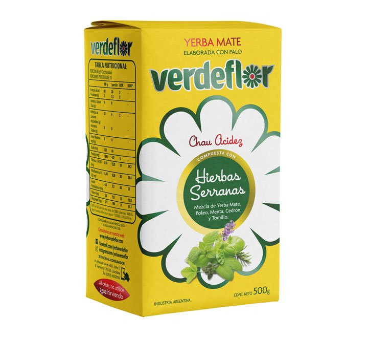 Yerba Mate Hierbas Serranas 500 g