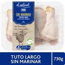 2X $5000 Tuto Largo Sin marinar Super pollo 730g