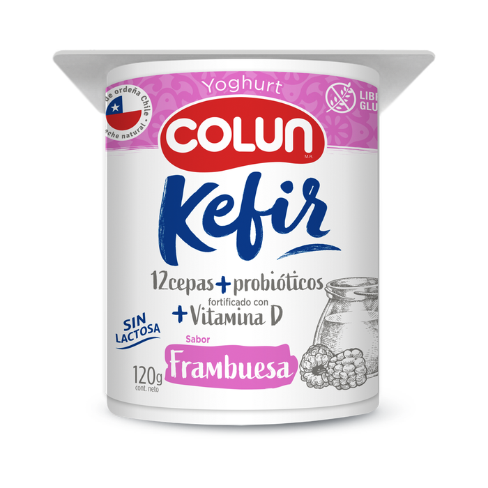 Yogur kéfir frambuesa 120 g